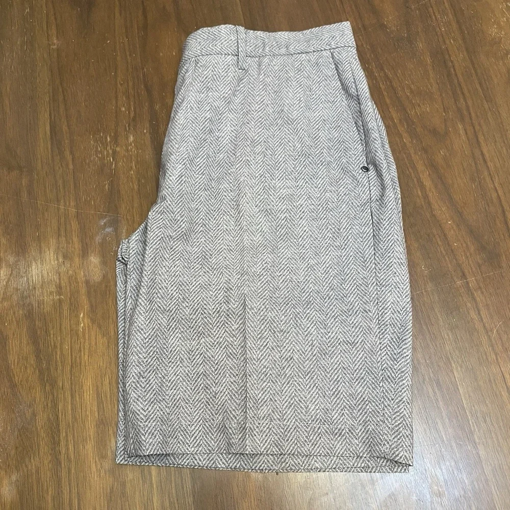RLX Polo Ralph Lauren Shorts Men 36 Gray Khaki Stretch Classic Fit Chino Golf